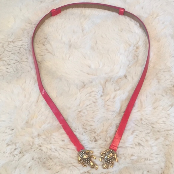 Kate Spade Pearl Encrusted Frog Belt - Picture 9 of 9